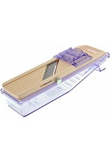 Benriner Mandoline Catch 64mm ivoor, 3bladen (met opvangbak)