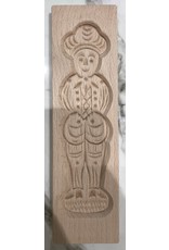 Speculaasplank pop man 25 x 7 cm
