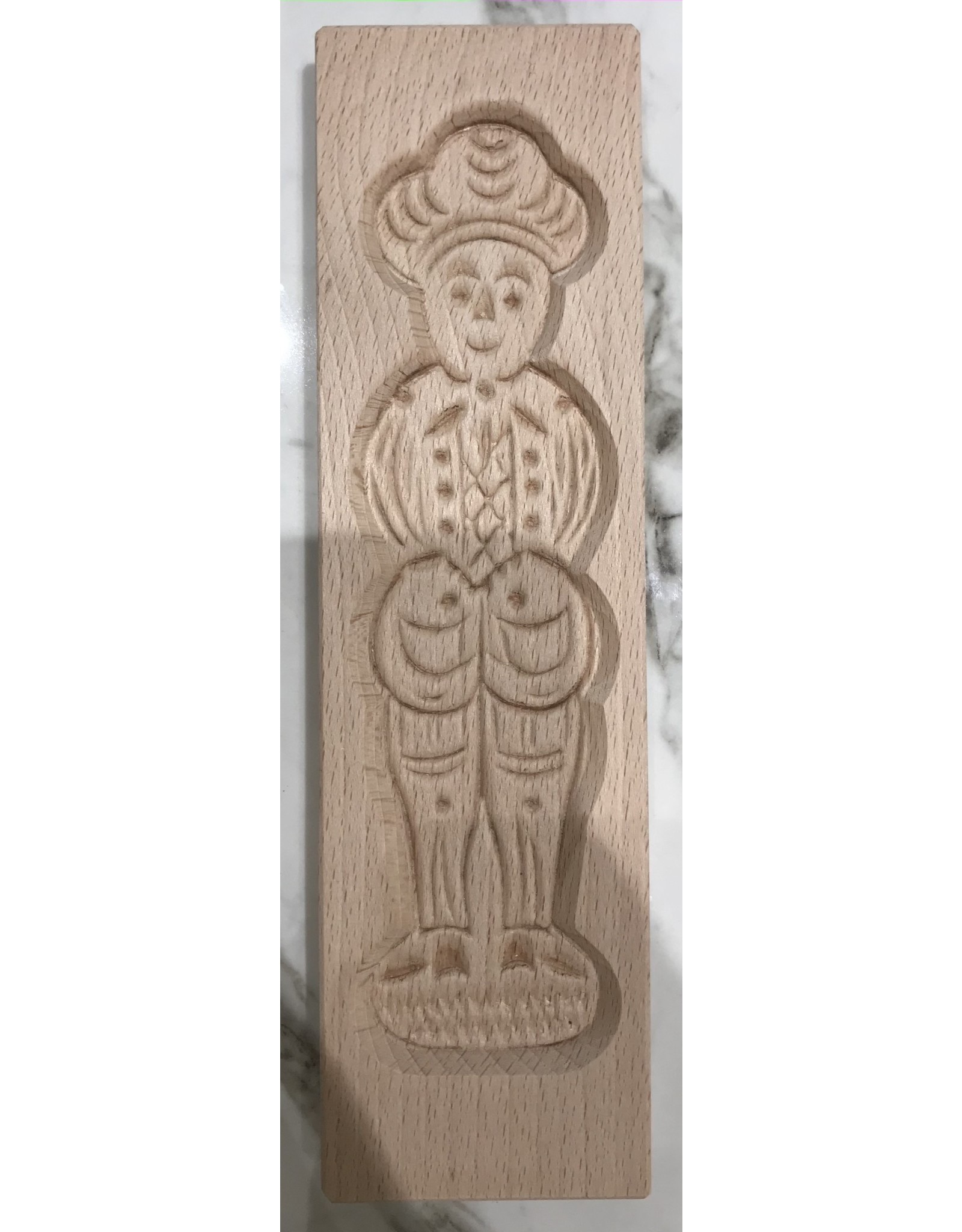 Speculaasplank pop man 25 x 7 cm