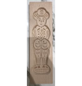 Speculaasplank pop man 25 x 7 cm