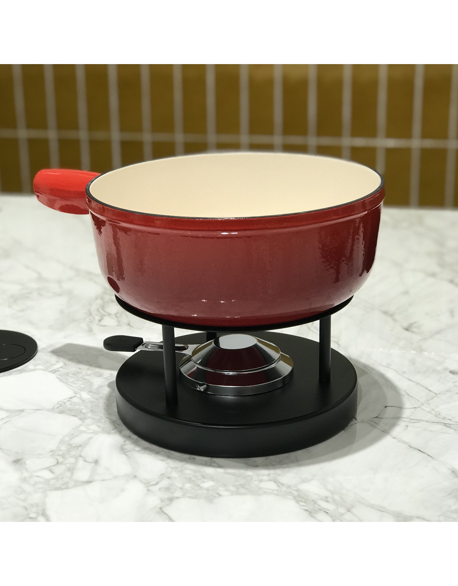 Kuhn Rikon Kaasfondue set inductie, gietijzer 2,4 Ltr. 24 cm