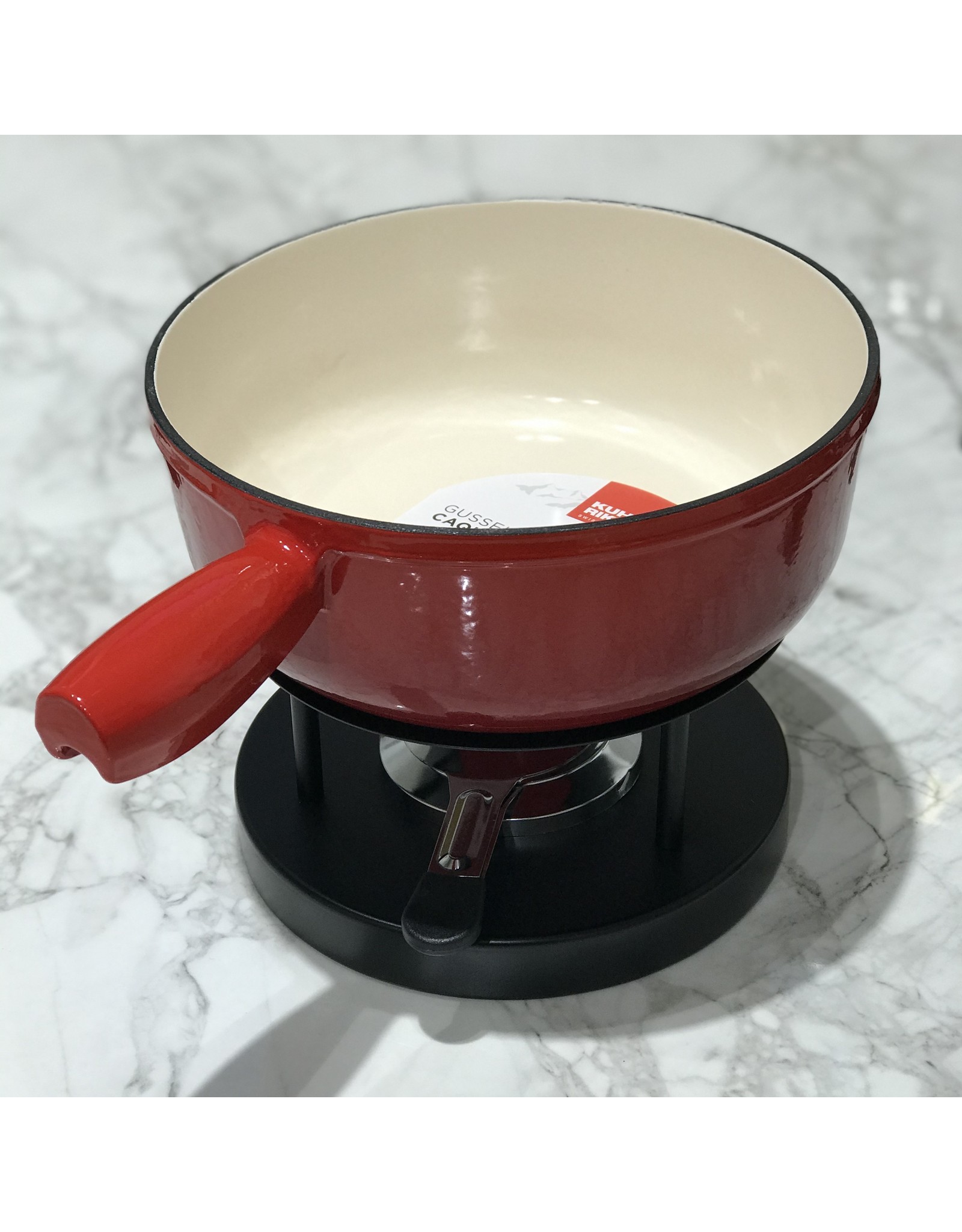 Kuhn Rikon Kaasfondue set inductie, gietijzer 2,4 Ltr. 24 cm