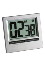 Digitale timer en stopwatch met aluminium front