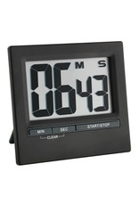 Digitale timer en stopwatch met aluminium front