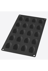 Lékué BAKVORM UIT SILICONE VOOR 20 MADELEINES ZWART 4.2X2.9X1.1CM