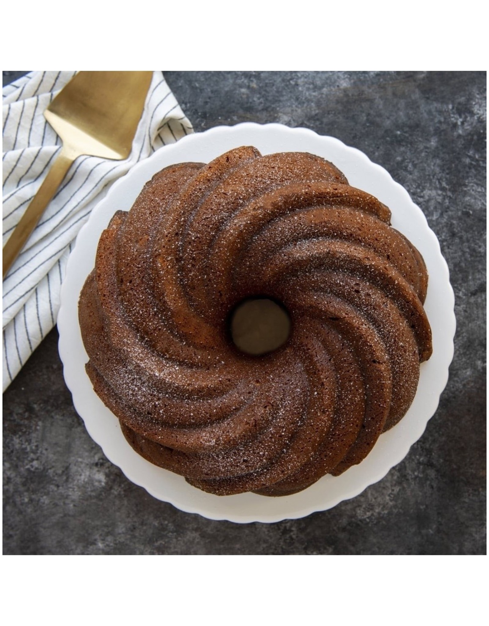 Nordic Ware GOLD Swirl Bundt