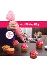 One way Kids Pastry Bag - 300x170mm - Pink - rol 10 stuks
