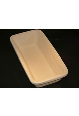 Rijsmand lang rechthoekig 1250 gram glad Rijsmand lang rechthoekig 1250 gram glad