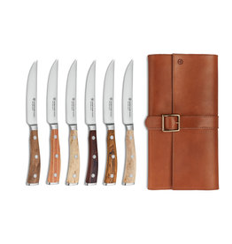 Wüsthof IKON Steakmessenset 6 dlg met etui