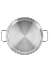 Demeyere Apollo lage kookpan 24 cm met glasdeksel