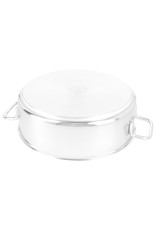 Demeyere Apollo lage kookpan 24 cm met glasdeksel