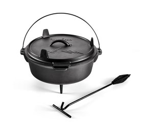 Uno Casa Cast Iron Camping Dutch Oven