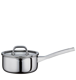 Spring FINESSE2+ - Steelpan laag met glazen deksel 16 cm