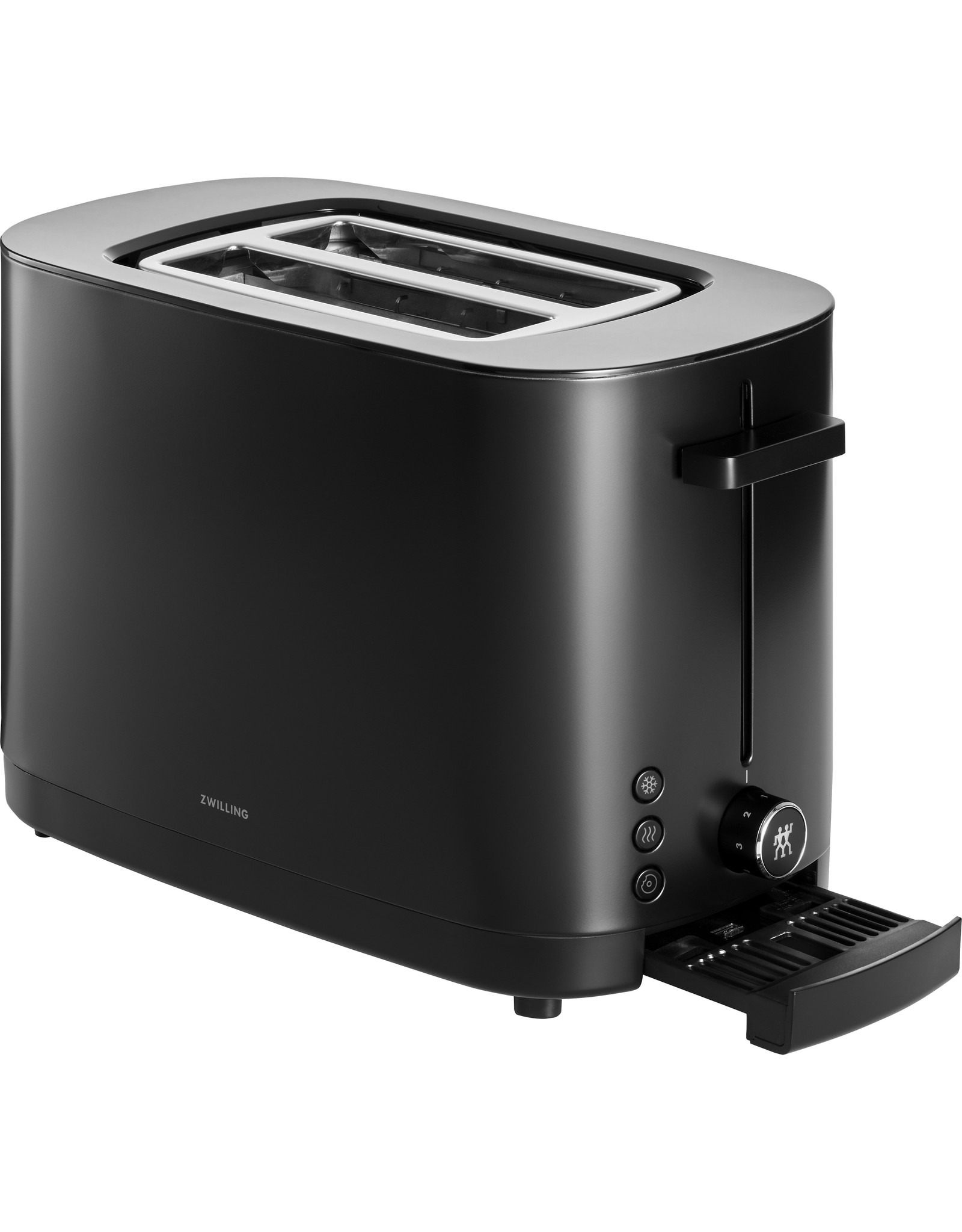 Zwilling ENFINIGY® Toaster 2/2 black  met broodjeswarmer 2/2