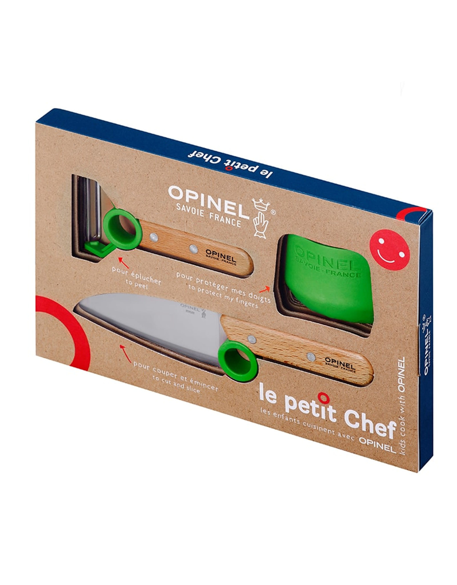 Opinel Kinderkeukenset 3dlg Le Petit Chef groen