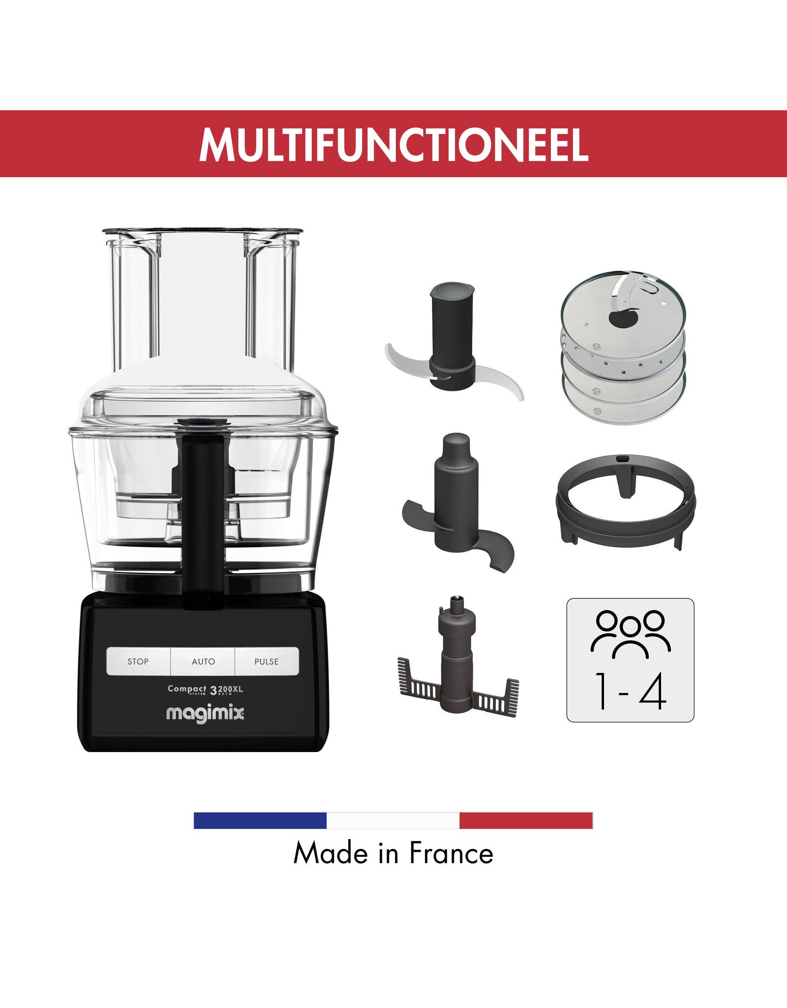 Magimix 3200 XL CS zwart
