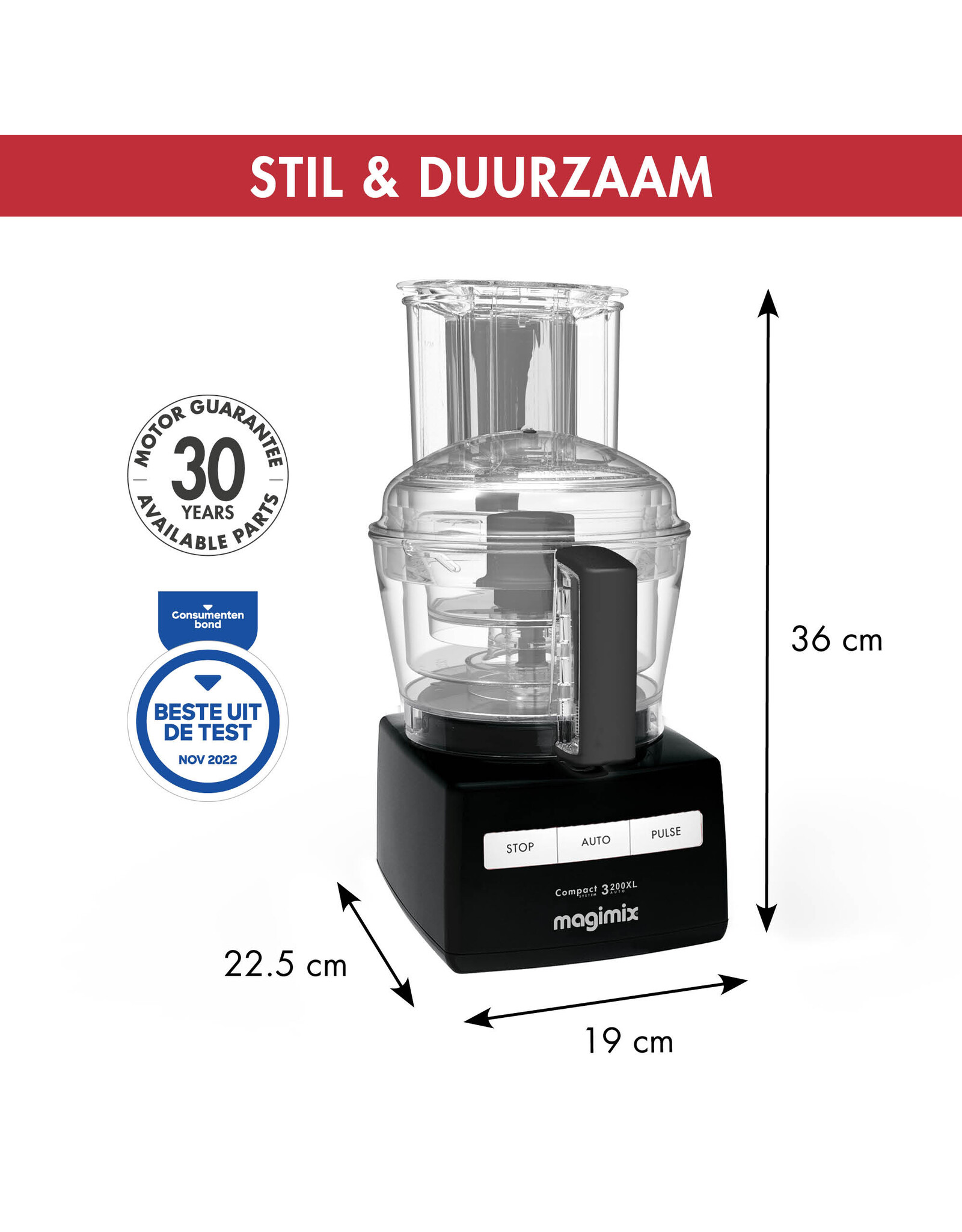 Magimix 3200 XL CS zwart