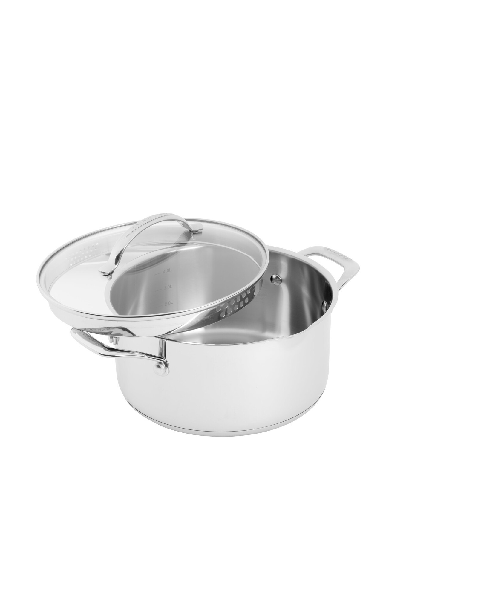 Scanpan STS serie - 3 delig set kookpannen + steelpan