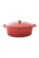 LÄTT COCOTTE OVAAL 33x11 CM - 6 L ROOD