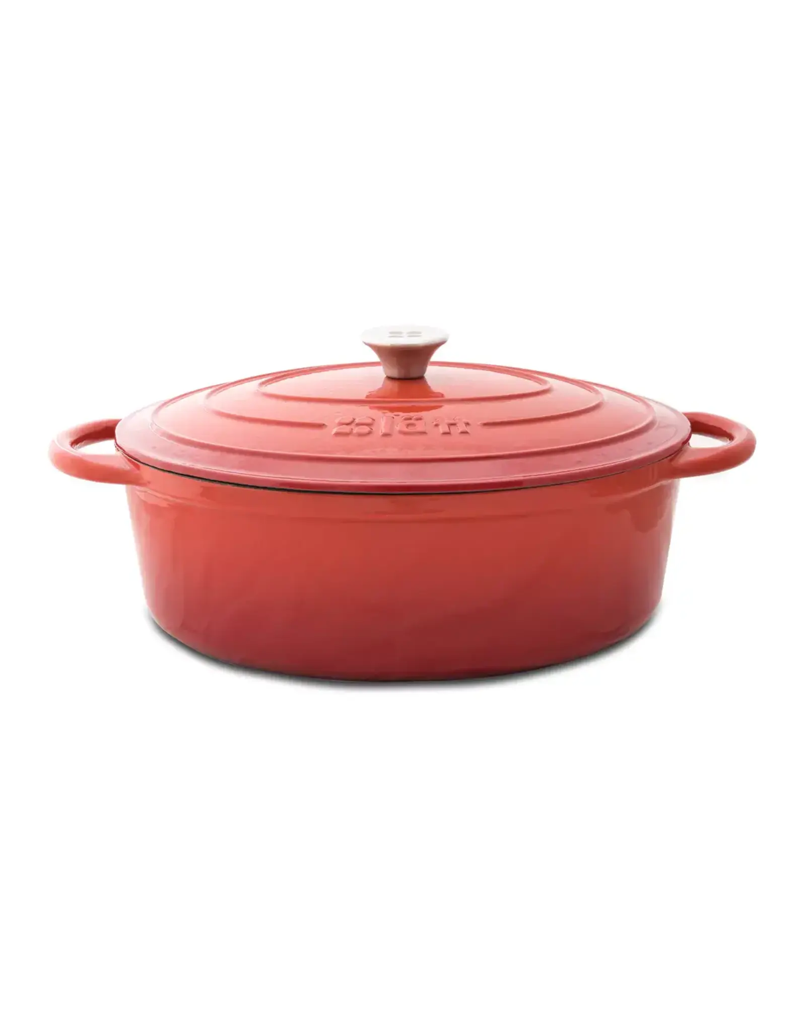LÄTT COCOTTE OVAAL 33x11 CM - 6 L ROOD