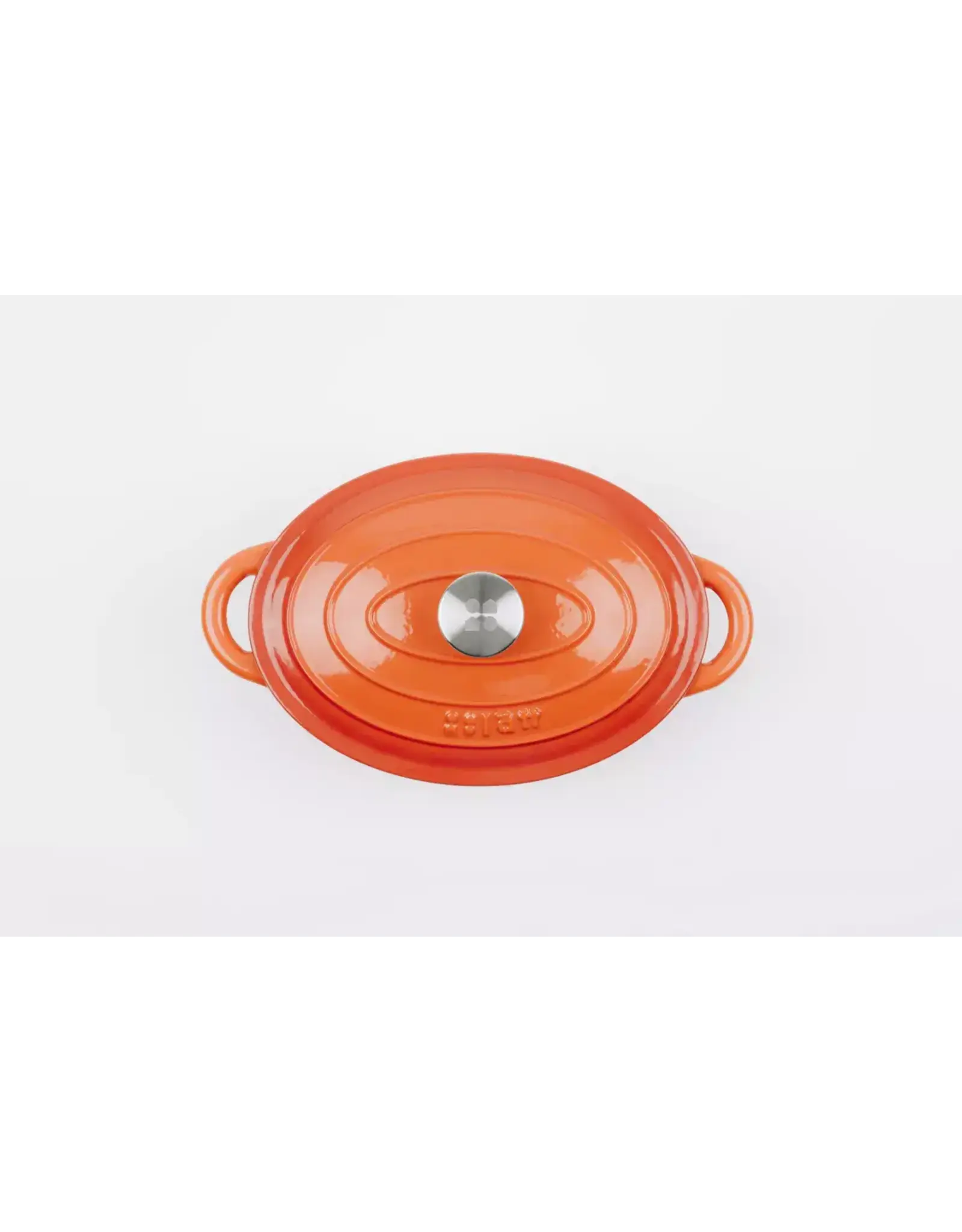 LÄTT COCOTTE OVAAL 29x21X11 CM - 3.85L ORANJE