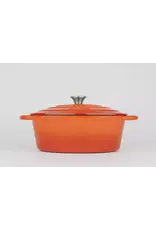 LÄTT COCOTTE OVAAL 29x21X11 CM - 3.85L ORANJE