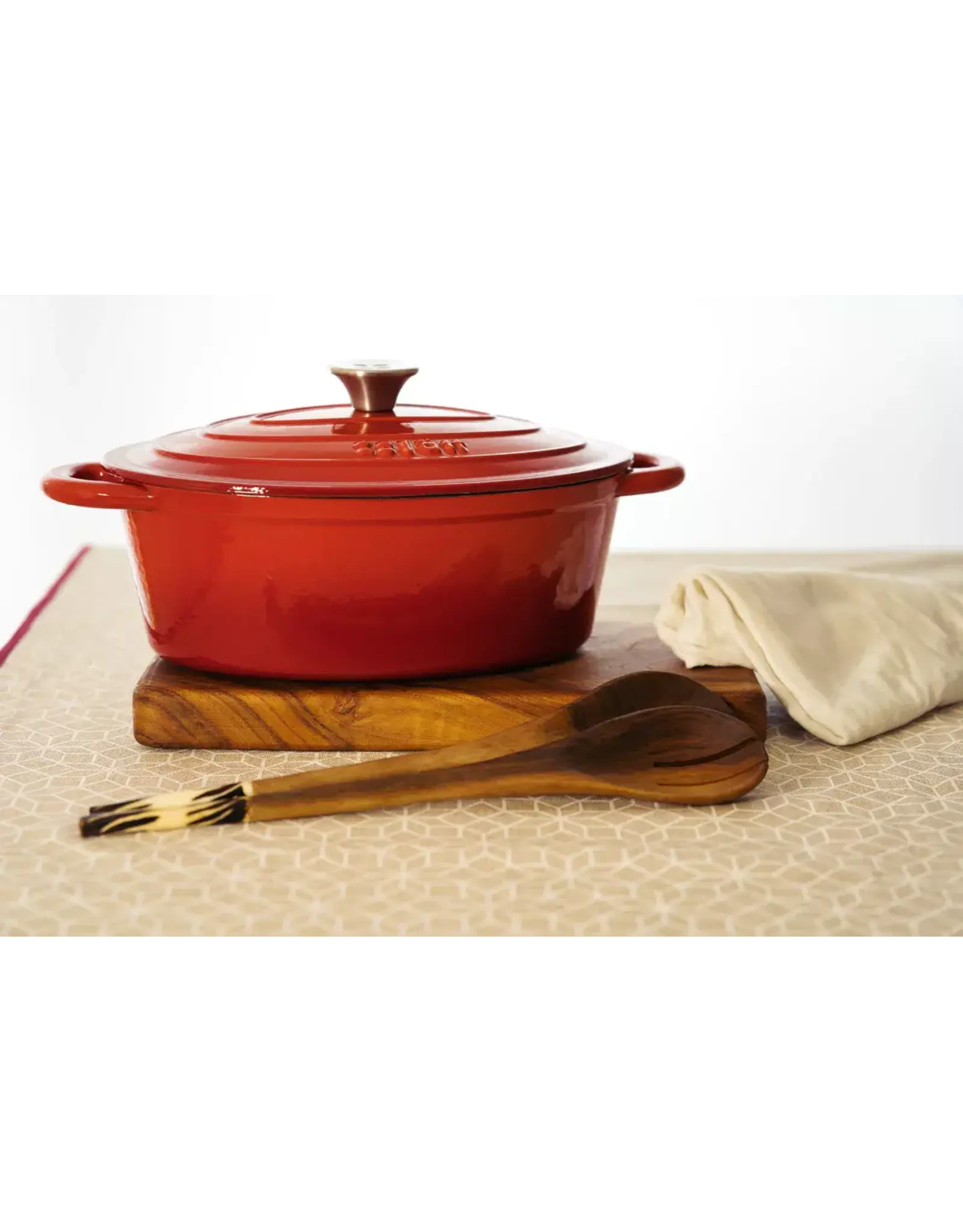 LÄTT COCOTTE OVAAL 29x21X11 CM - 3.85L ROOD