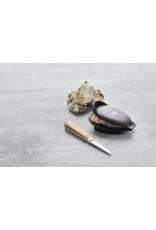 Point-Virgule Oestermes met houder in hout rvs kunststof 2 dlg set