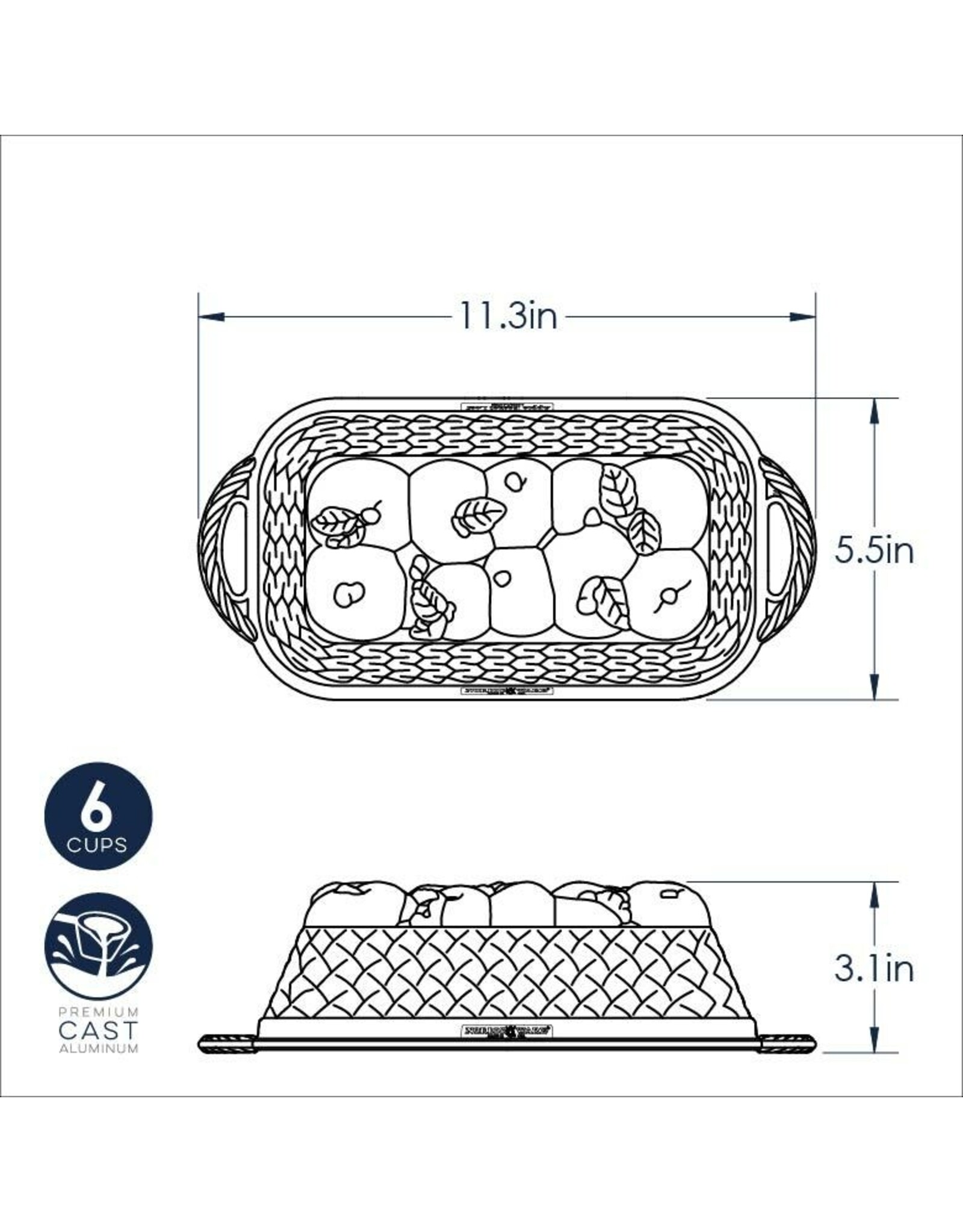 Nordic Ware Apple Loaf pan
