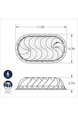 Nordic Ware Procast Graphite Heritage Loaf Pan