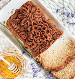 Nordic Ware Toffee Wildflower loaf pan