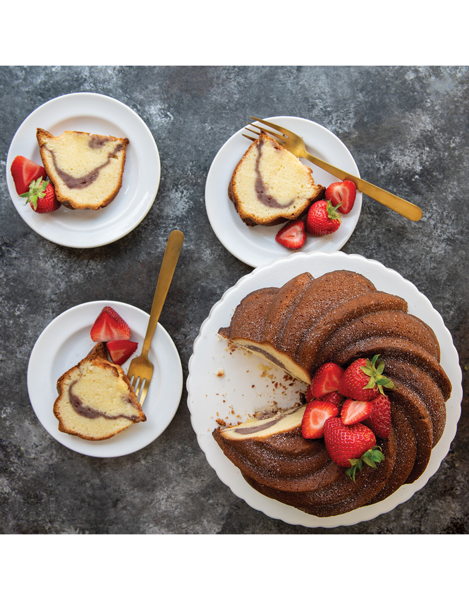 Nordic Ware GOLD Swirl Bundt