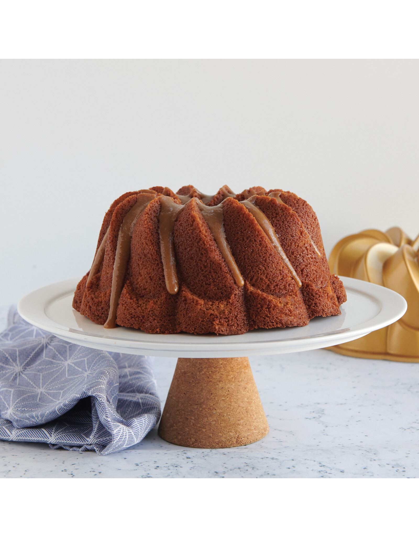 Nordic Ware Gold Pirouette Bundt