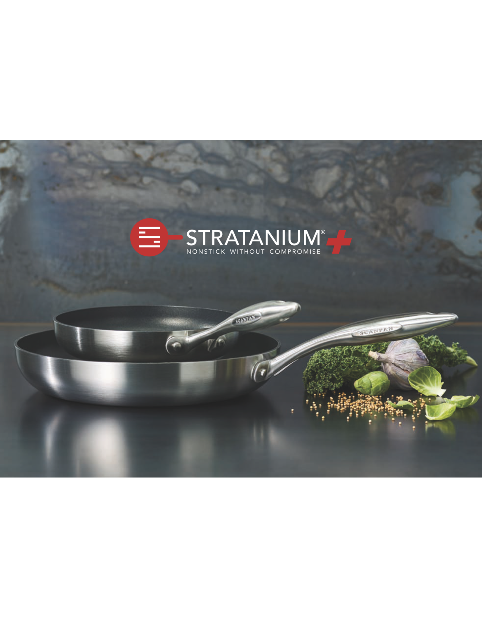 Scanpan Set van 2 koekenpan in hoes 20 cm + 28 cm - CX+