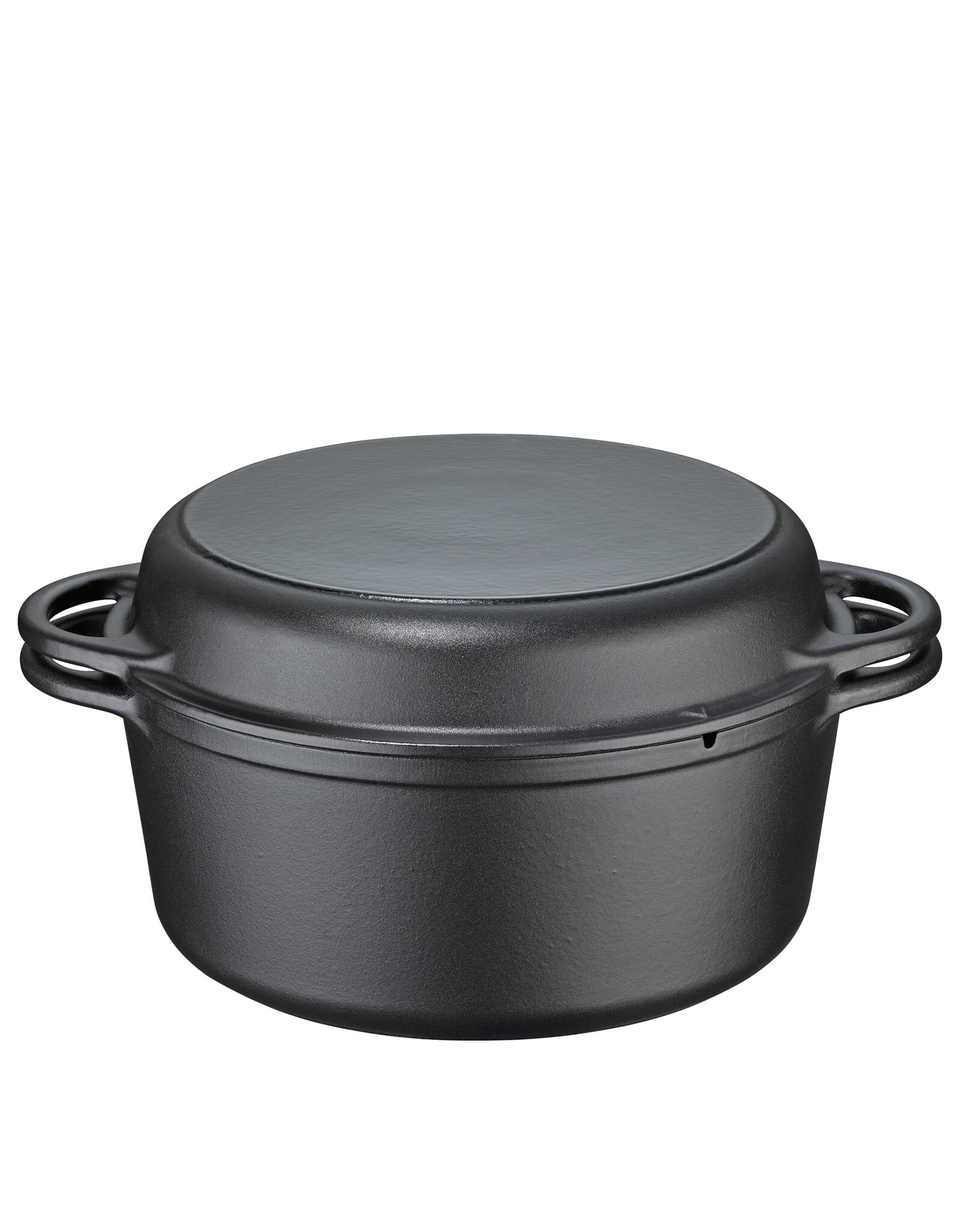 Küchenprofi Sudderpan met grill, 26 cm zwart -BBQ