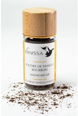Vanissa Biologische Bourbon Vanillepoeder 10 gram 100% gemalen bonen -Madagascar