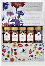 Vanissa Eetbare gedroogde bloemblaadjes Lueur Florale /Bloemengloed - The Box : Assortiment eetbare bloemblaadjes