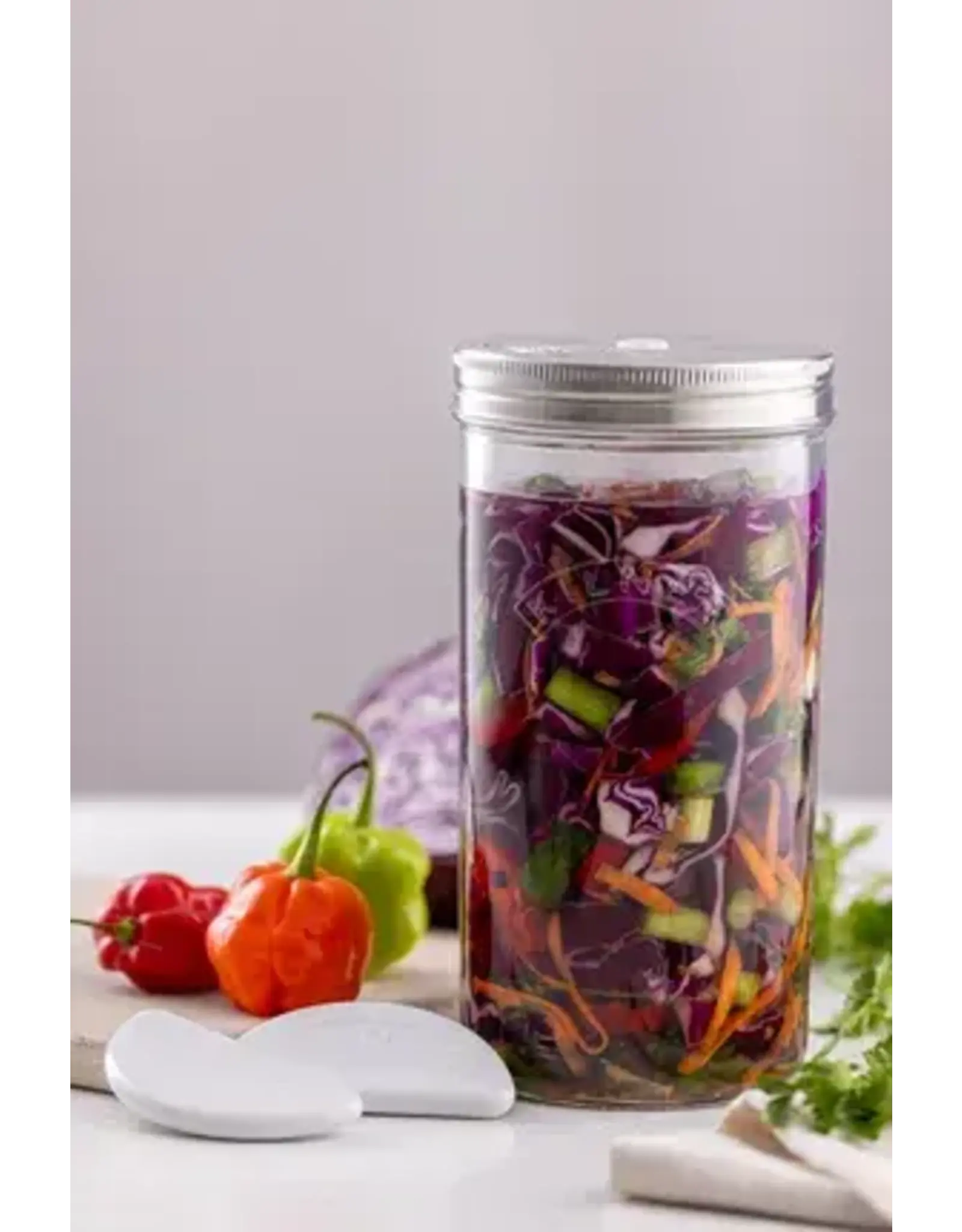 Kilner Set om te fermenteren uit glas 1L