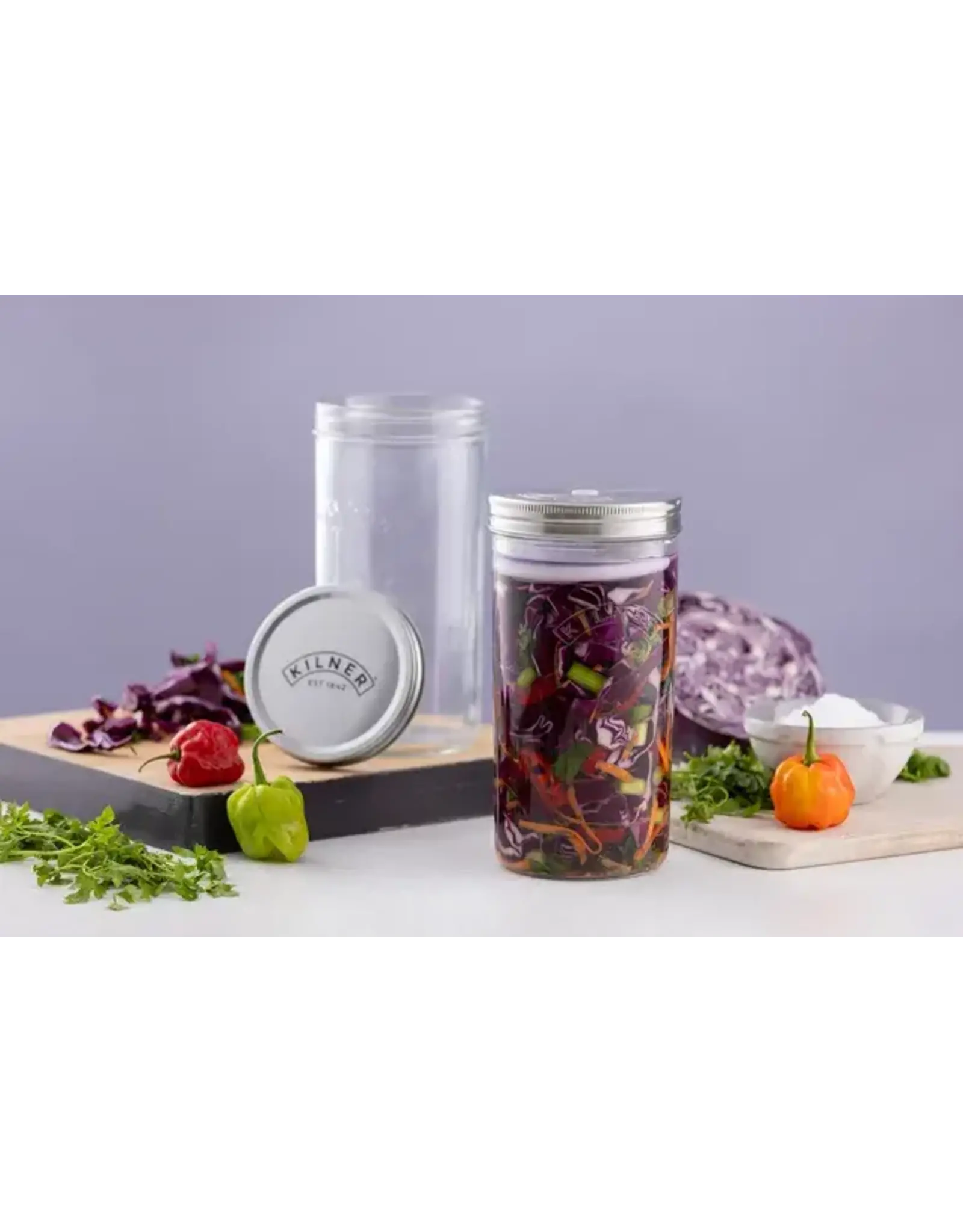 Kilner Set om te fermenteren uit glas 1L