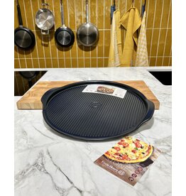 Emile Henry Pizzasteen  Ø 40 cm - zwart
