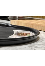 Emile Henry Pizzasteen Ø 40 cm – Geribbeld – Zwart | Van €81,25 voor €47,95