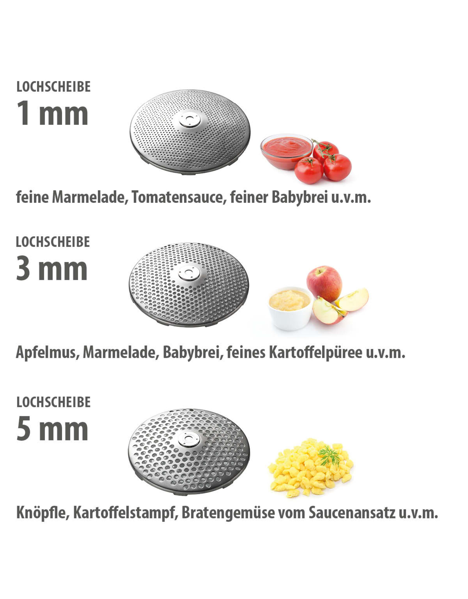 Gefu Flotte Lotte basic met 3 schijven