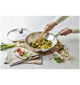 Demeyere Wok 30 cm - vlakke bodem 