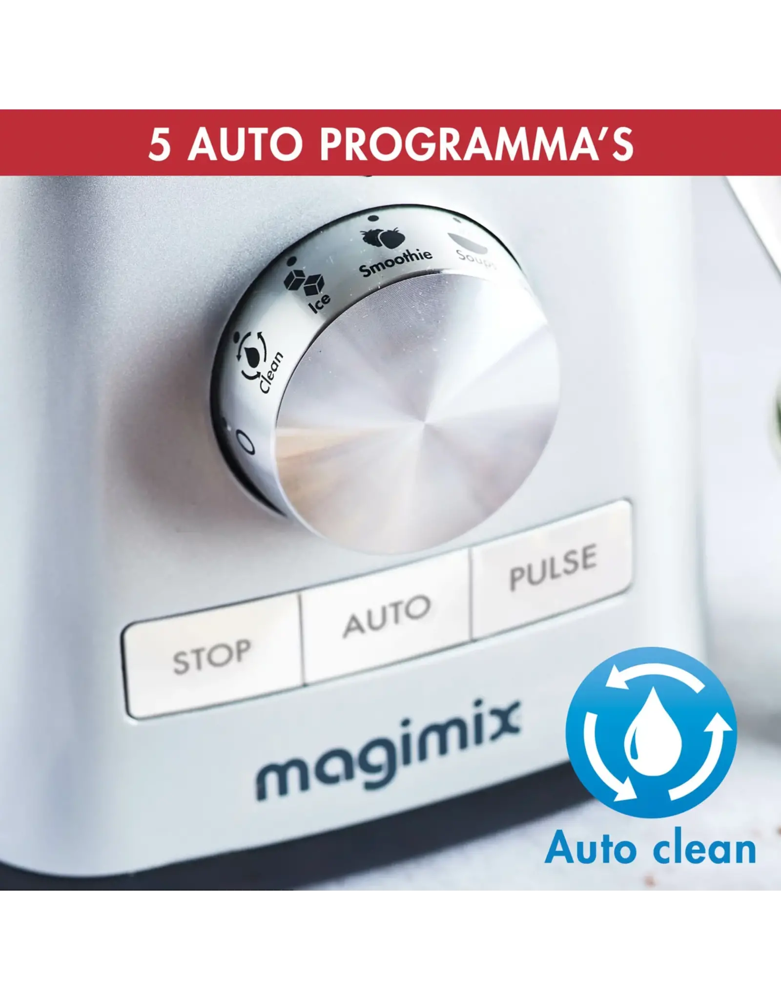 Magimix Blender Power 5XL mat chroom