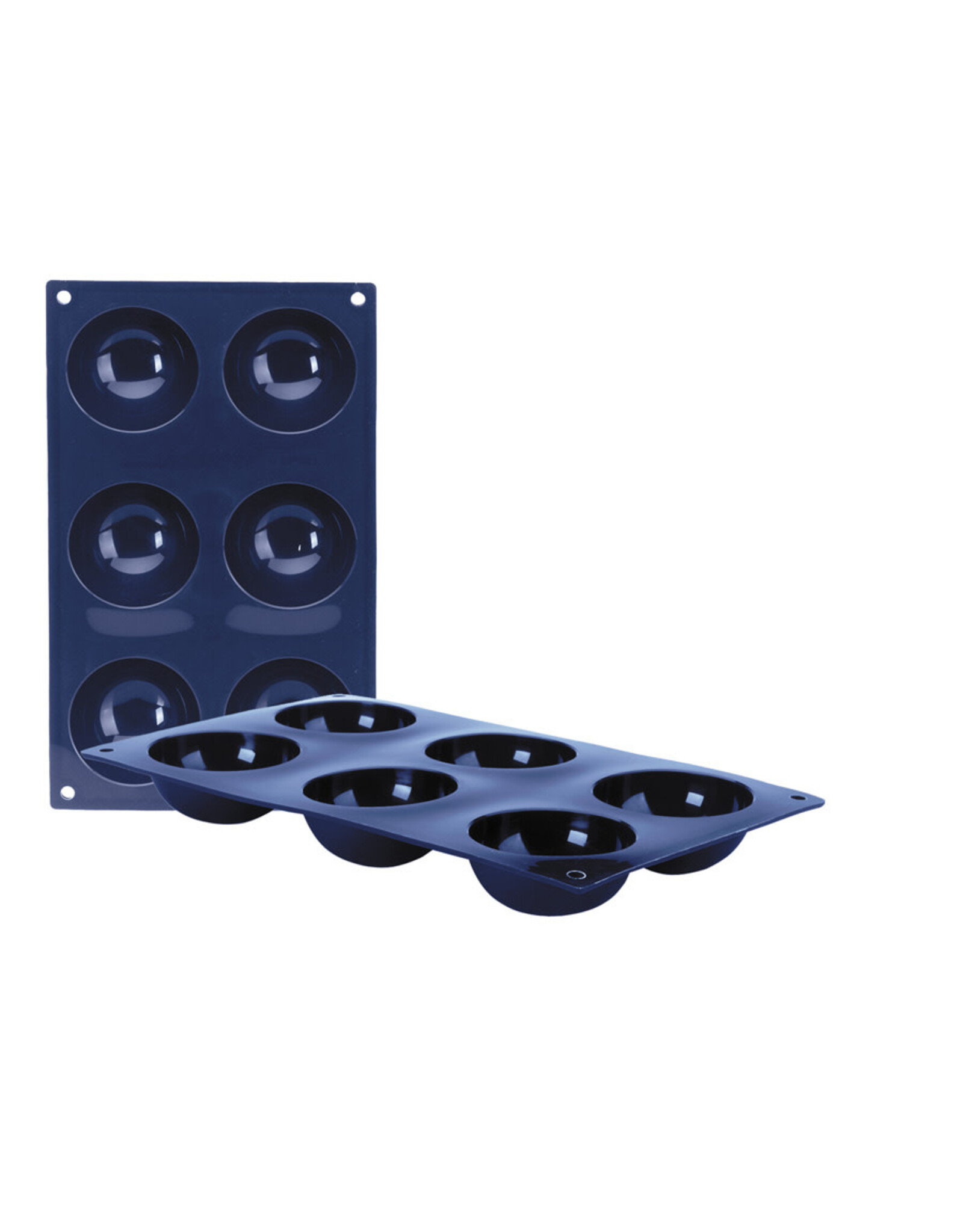 Ibili Silicone halve bollen blauw