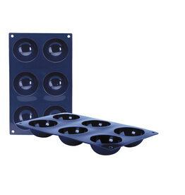 Ibili Silicone halve bollen blauw
