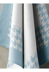 De Witte Lietear Theedoek 65x70 "Pied de poule"