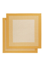 De Witte Lietear Theedoek 65x70 "Pied de poule"
