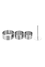 Ibili Uitsteker/ kookring set à 3 stuks incl. stamper