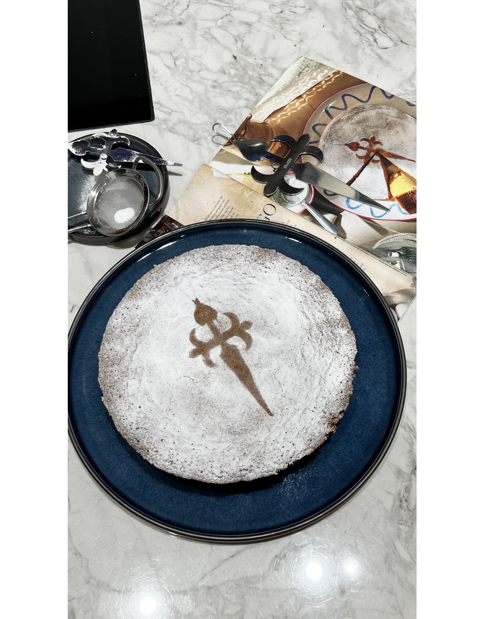 Ibili Taartdecoratie  rvs van Cruz Santiago (set van 2)